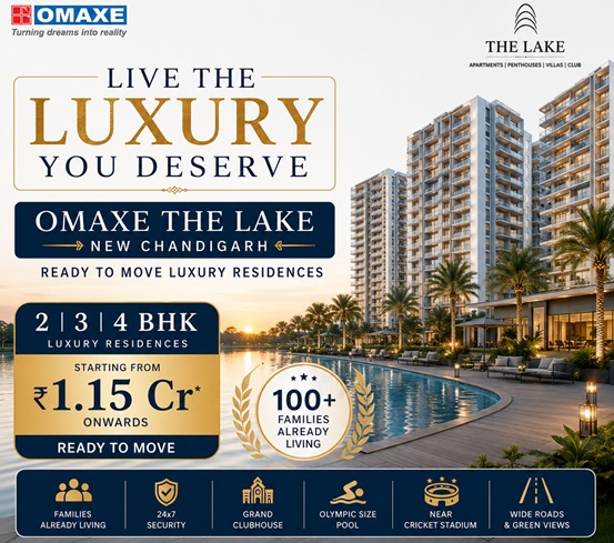 The Lake New Chandigarh luxury apartments
